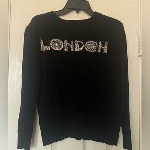 Black and White London Sweater